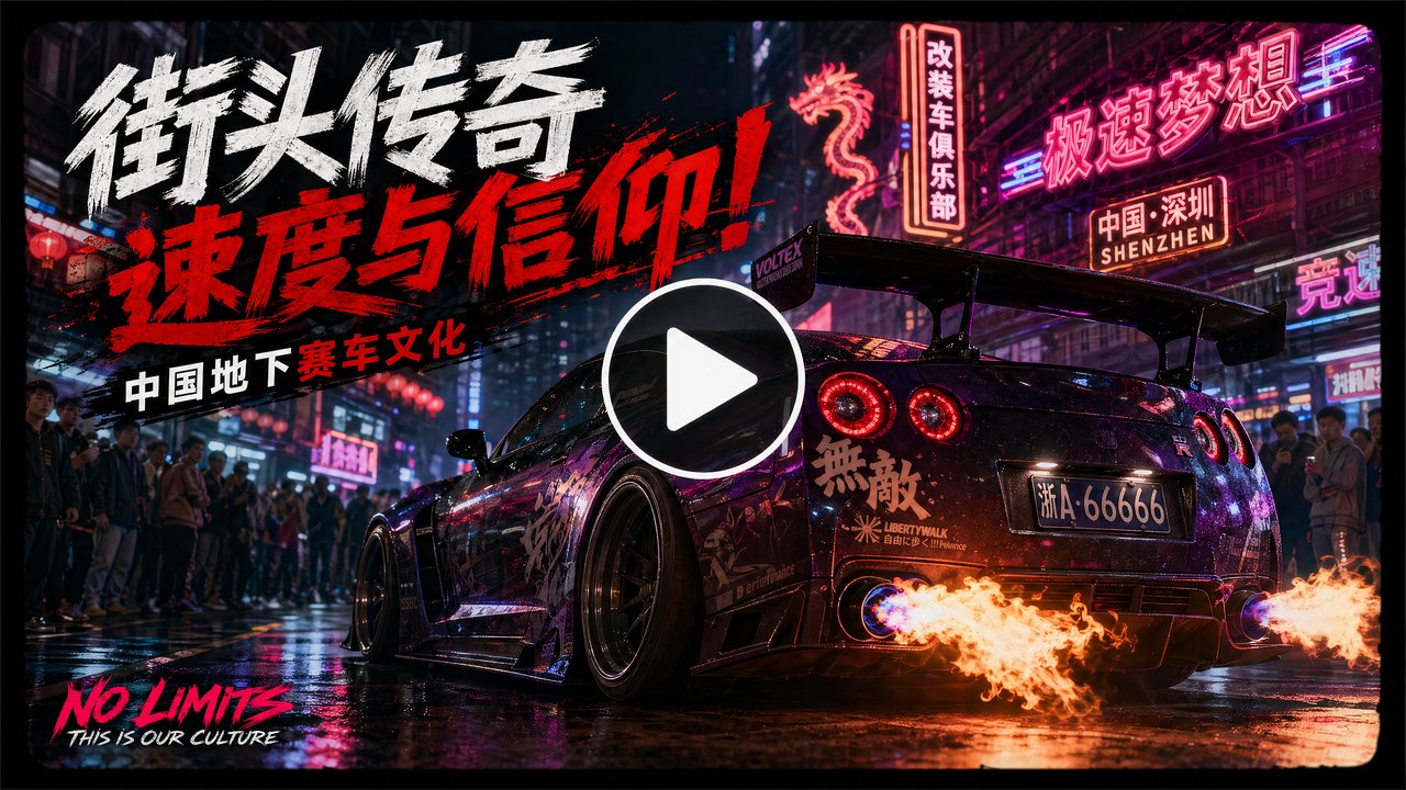 高清动漫修车改装视频-街头改装跑车视频教程